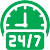 Icon representing choice or selection option 1