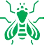 Green fly graphic on a transparent background.